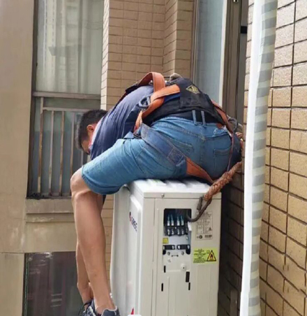 汤旺河空调移机